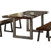 Emerson Rectangle Dining Table, Gray Sheesham