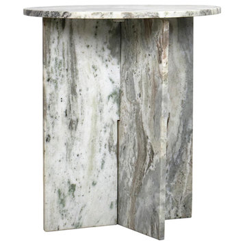 Matthew Izzo Home Metro Marble Side Table