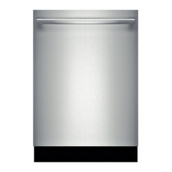 Bosch 24" Bar Handle 300 Series Dishwasher, Stainless Steel | SHX53T55UC - Dishwashers