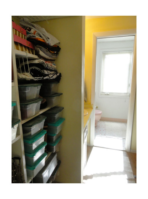 Sink in bedroom closet
