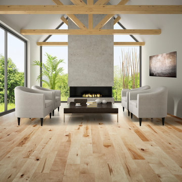 Smooth Maple Natural Hardwood Floors