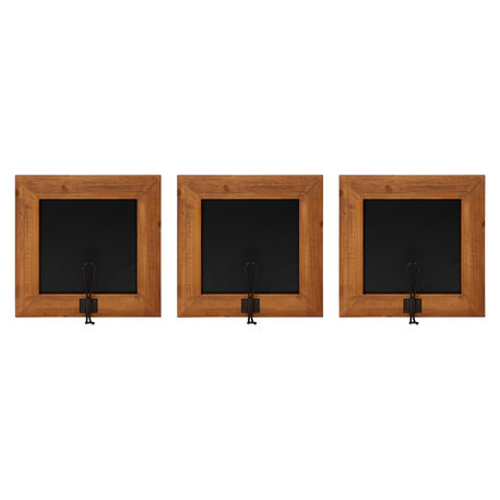 Jeran Wall Mounted Wood Chalkboards 3 Piece Set