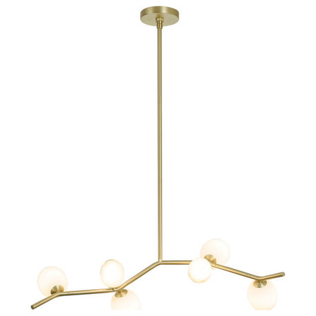 AVENUE LIGHTING HF4806-WHT HAMPTON  6-Light SIX LIGHT CHANDELIER