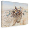 "Indian Braves 1899 " by Charles Marion Russell, Canvas Art