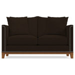Apt2B - Apt2B La Brea Apartment Size Sofa, Dark Chocolate, 72"x39"x31" - The La Brea Apartment Size Sofa combines old-world style with new-world elegance, bringing luxury to any small space with its solid wood frame and silver nail head stud trim.