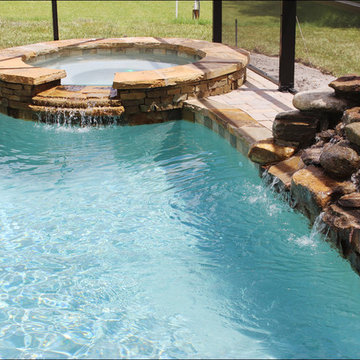 Custom Real Rock Swimming Pools