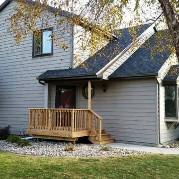 Polymeric Siding Install in Asbury Neighborhood, Mason City, Iowa
