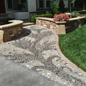 European Inspried Front Walkway