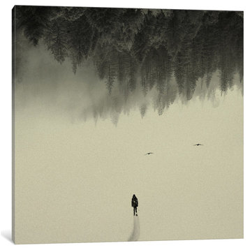 "Silent Walk" by Andreas Lie, 37x37x1.5
