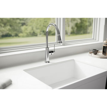 LKEC2031CR Explore Kitchen Faucet with Pull-down Spray, Chrome
