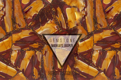 Semiprecious stone slabsMookaite is an Australian jasper that combines the light