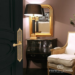 Louis XVI Lever with backplate EC-150 - Door Entry Sets