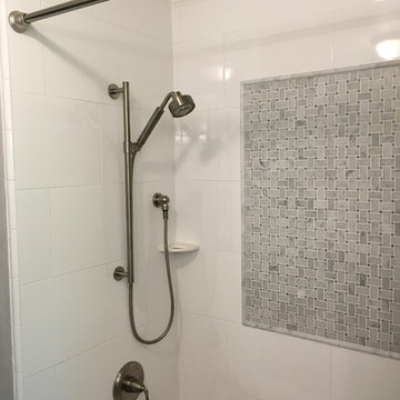 Traditional White Shower-Stockton,CA and Lodi, CA