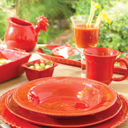 Vietri Bellezza Tomato Red - Dinnerware