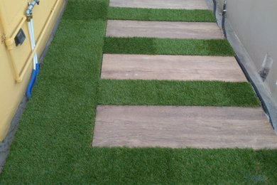 Idee per un patio o portico minimalista