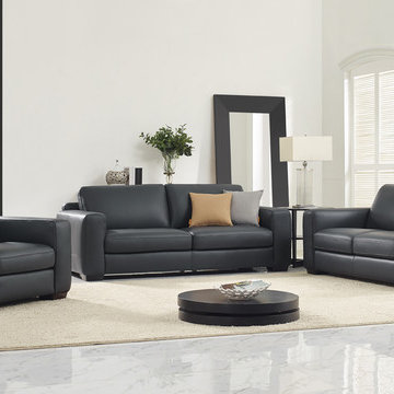 Natuzzi Editions Mattia B978 Leather Sofa Set