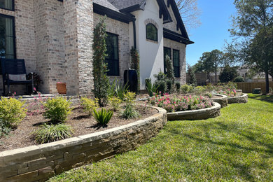 Design ideas for a modern landscaping.