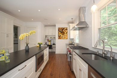 Inspiration for a transitional kitchen remodel in New York