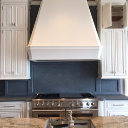 Book Matched Island and Soapstone Backsplash - Products