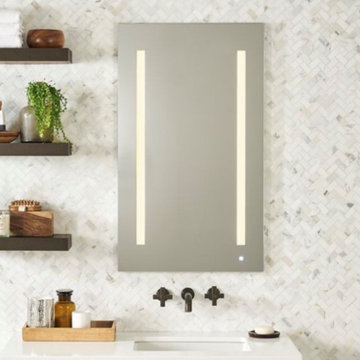 Robern AC2440D4P1L AiO Lighted Cabinet, 24" x 40" x 4", LUM Lighting, 4000K Temp
