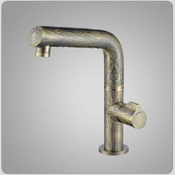 New Design Antique Brass Finish Single Handle Center set kitchen Faucet - Kitchen Faucets