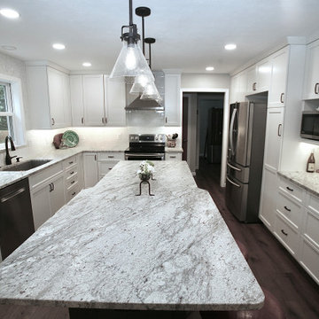 Centerville kitchen, flooring, 2022