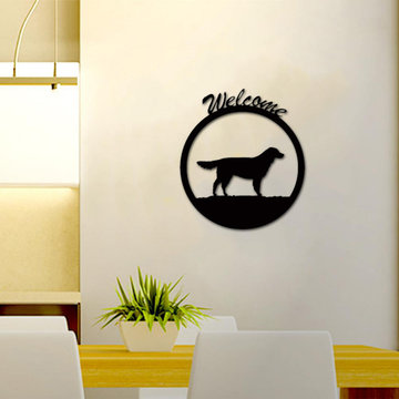 'Welcome' Labrador Wall Art for Wall Decor
