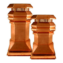 Tudor Copper Chimney Pots - Outdoor Products