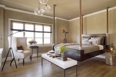 Inspiration for an eclectic bedroom remodel in San Francisco