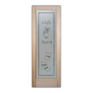 Pantry Door Pantry Goods Etched Glass Door 24x80x1 38