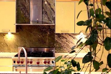 Inspiration for an eclectic kitchen remodel in New York