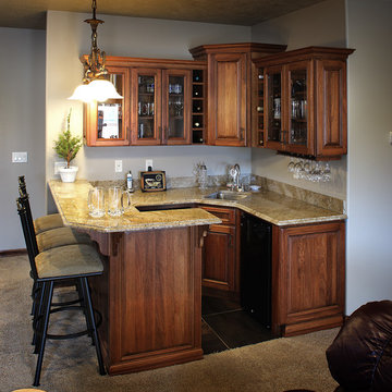 Door style: Waterford | Species: Cherry | Finish: Truffle