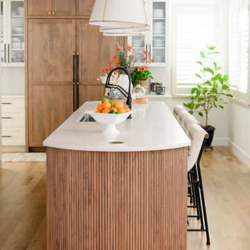 Modern kitchen with French Country detail