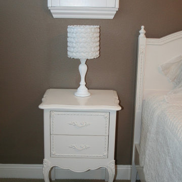 Custom handcrafted bedroom furniture, girls room, French Country Design, white