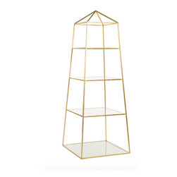 Worlds Away Piper Etagere - Bookcases