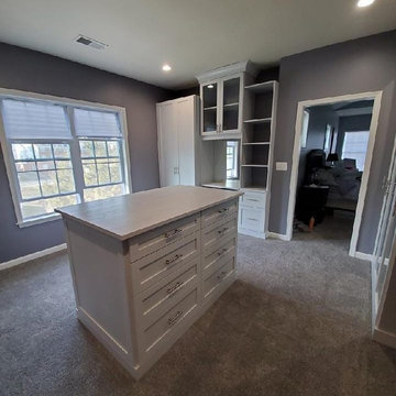 Large Walk-in Closet With Island