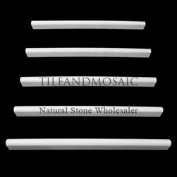 Bianco Dolomiti Marble Italian White Dolomite Bullnose Pencil Molding Polished - Products