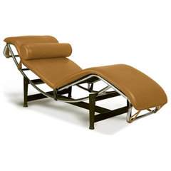 ROSABEL Leather Chaise Lounge