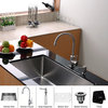 Kraus 32" Undermount Single Bowl Stainless Steel Kitchen Sink With Faucet