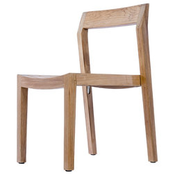 Transitional Outdoor Dining Chairs by Westminster Teak