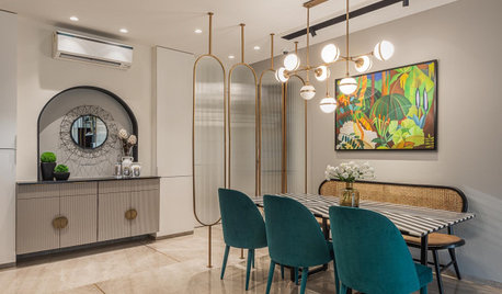 Mumbai Houzz: Grey, Glass & Gold are the Heroes in This City Nest
