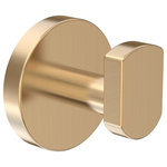 Symmons Industries - Dia Robe Hook, Brushed Bronze - The combination of the Dia Collection's quality and sleek design makes it a stylish choice for any contemporary bathroom. This robe hook features brass construction and includes mounting hardware for easy installation. If toggle anchors are used to secure this robe hook, it can hold up to 50 lbs. of load. Like all Symmons products, this Dia Wall Mounted Bathroom Robe Hook is backed by a limited lifetime consumer warranty and 10 year commercial warranty.