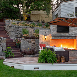 2021 Regional CotY Award Winner, Residential Landscape Design/Outdoor Living $10 - Deck Tiles And Planks