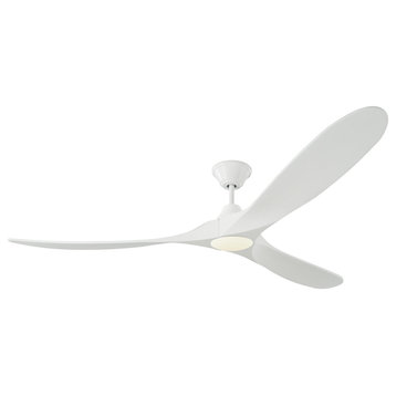 Visual Comfort Fan Maverick Max 70 inch 3 Blade LED Ceiling Fan in Matte White