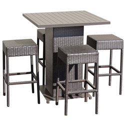 Contemporary Outdoor Pub And Bistro Sets by Burroughs Hardwoods Inc.