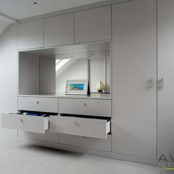 Angled Loft wardrobe