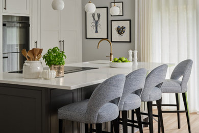 Design ideas for a traditional kitchen in Surrey.