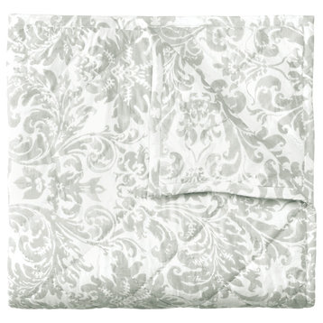 Kate Quilt, Pewter, Full/Queen