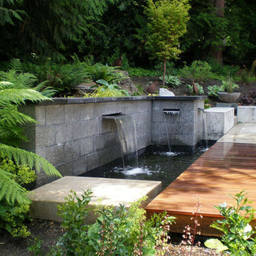Boardwalk and Three Weir Fountain