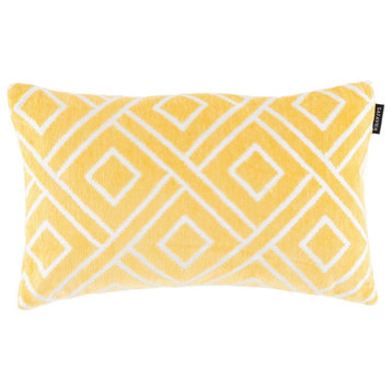 Safavieh Triska Pillow, Yellow, 1'x1'8"